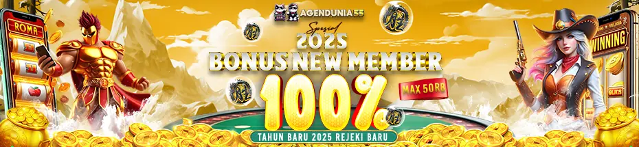 BONUS NEW MEMBER 100% SLOT MAX 50RB TAHUN BARU 2025