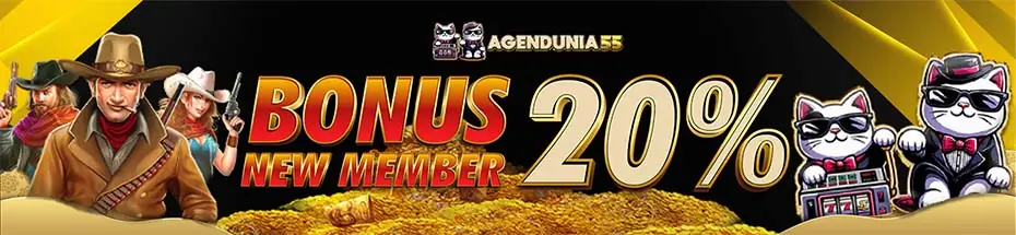 BONUS NEW MEMBER 20% SLOT & SPORTS